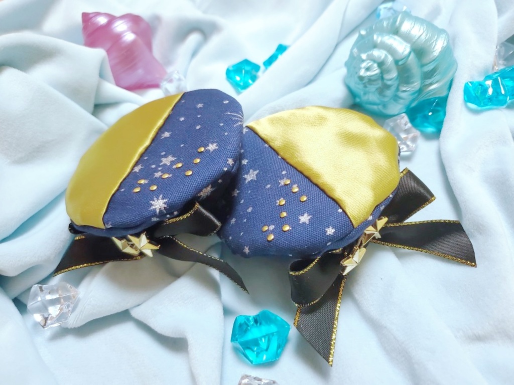 夜空ベレー帽セット