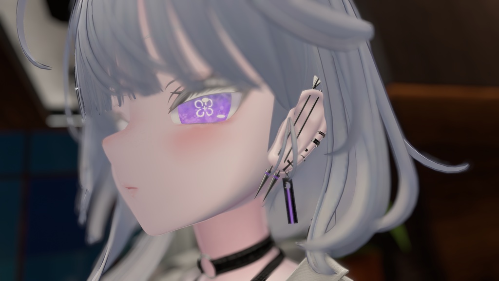 Cross earrings 2種類+αセット【VRChat想定】