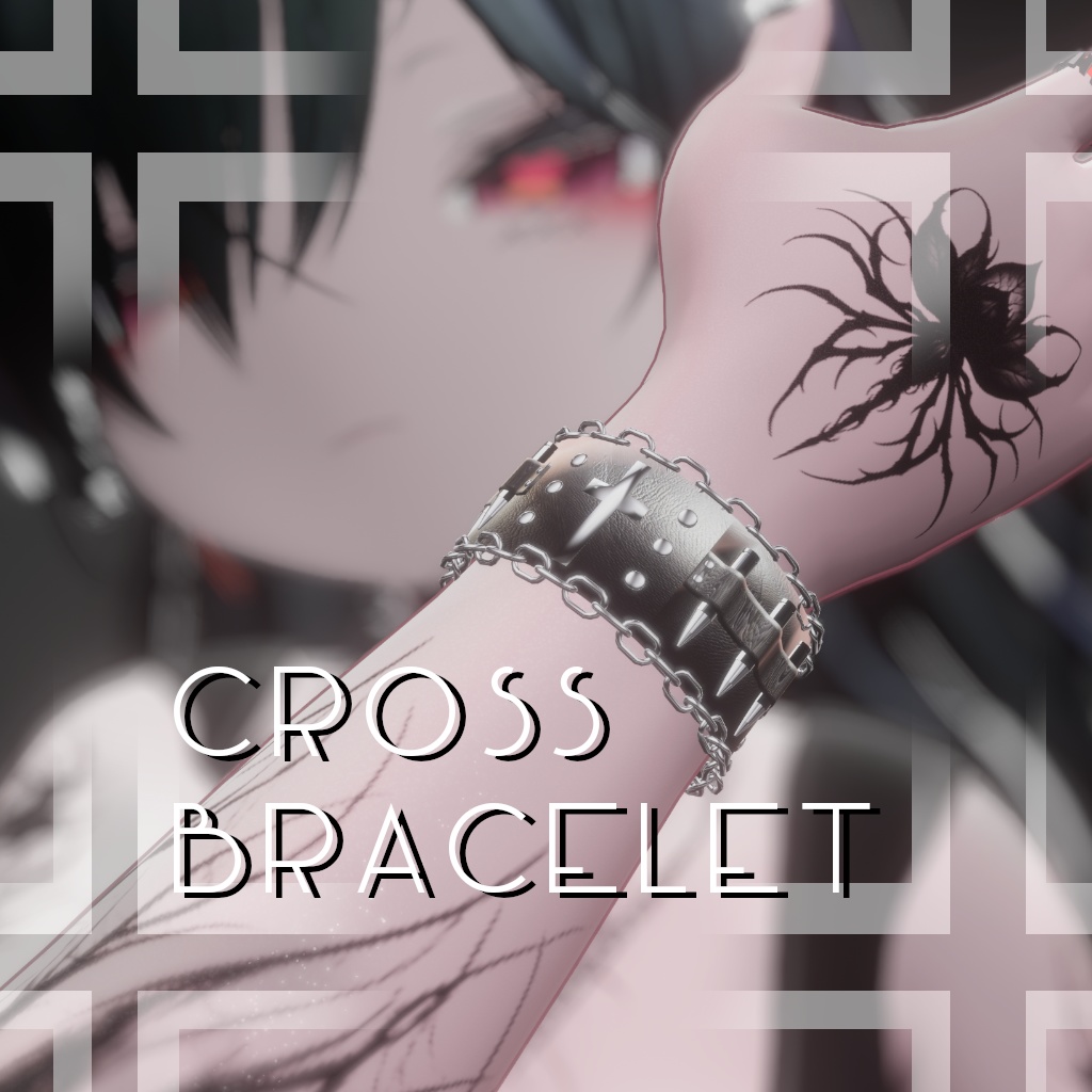  Cross bracelet【VRChat想定】