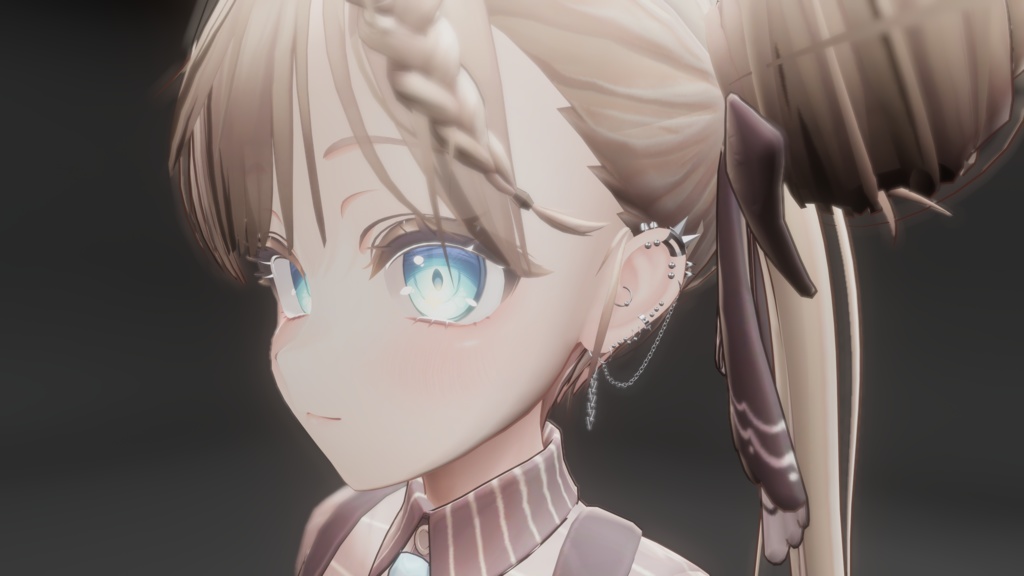 【MA対応】Rugged earrings 4アバター対応【VRChat想定】