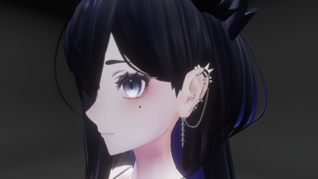 【MA対応】Rugged earrings 4アバター対応【VRChat想定】