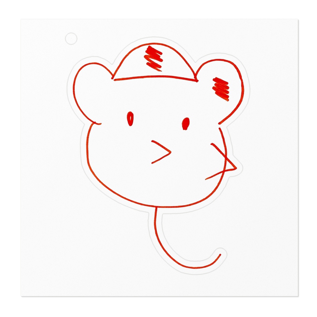 クマの風船?ステッカー