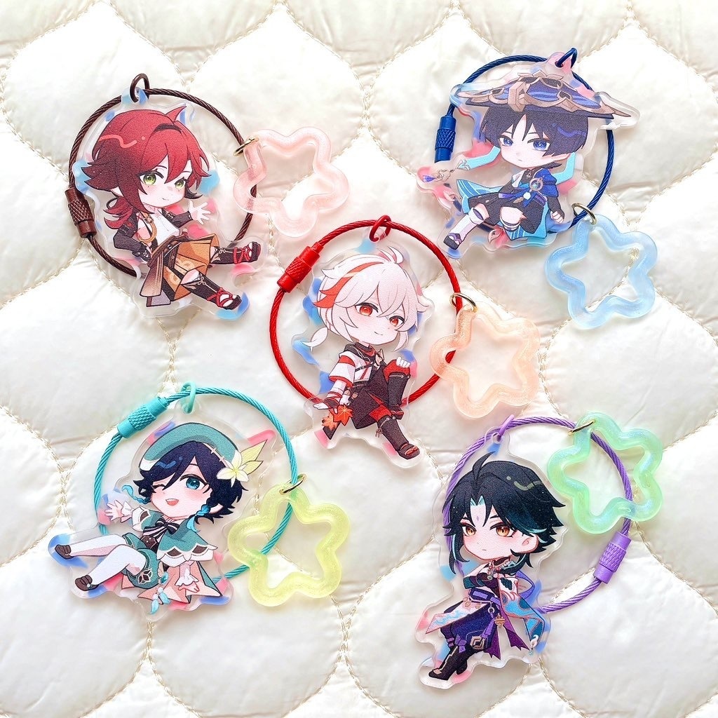 風男子グリッターコースター&オーロラステッカー/アクキーセット