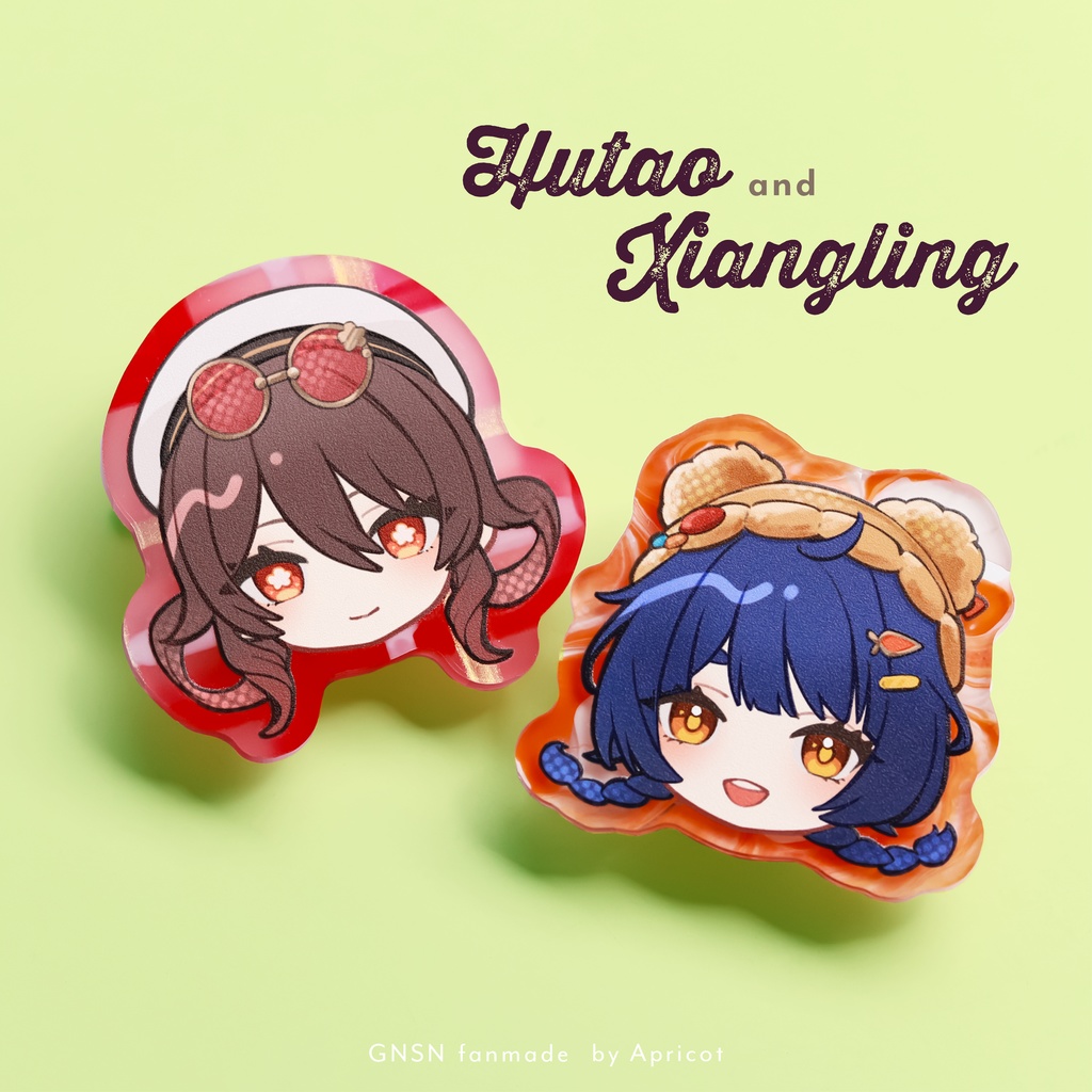 アクリルクリップバッジ