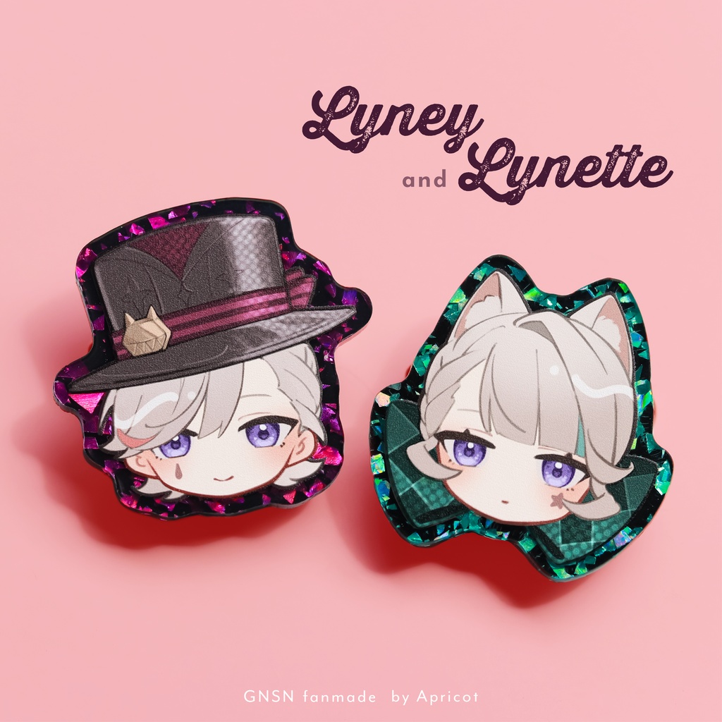 アクリルクリップバッジ