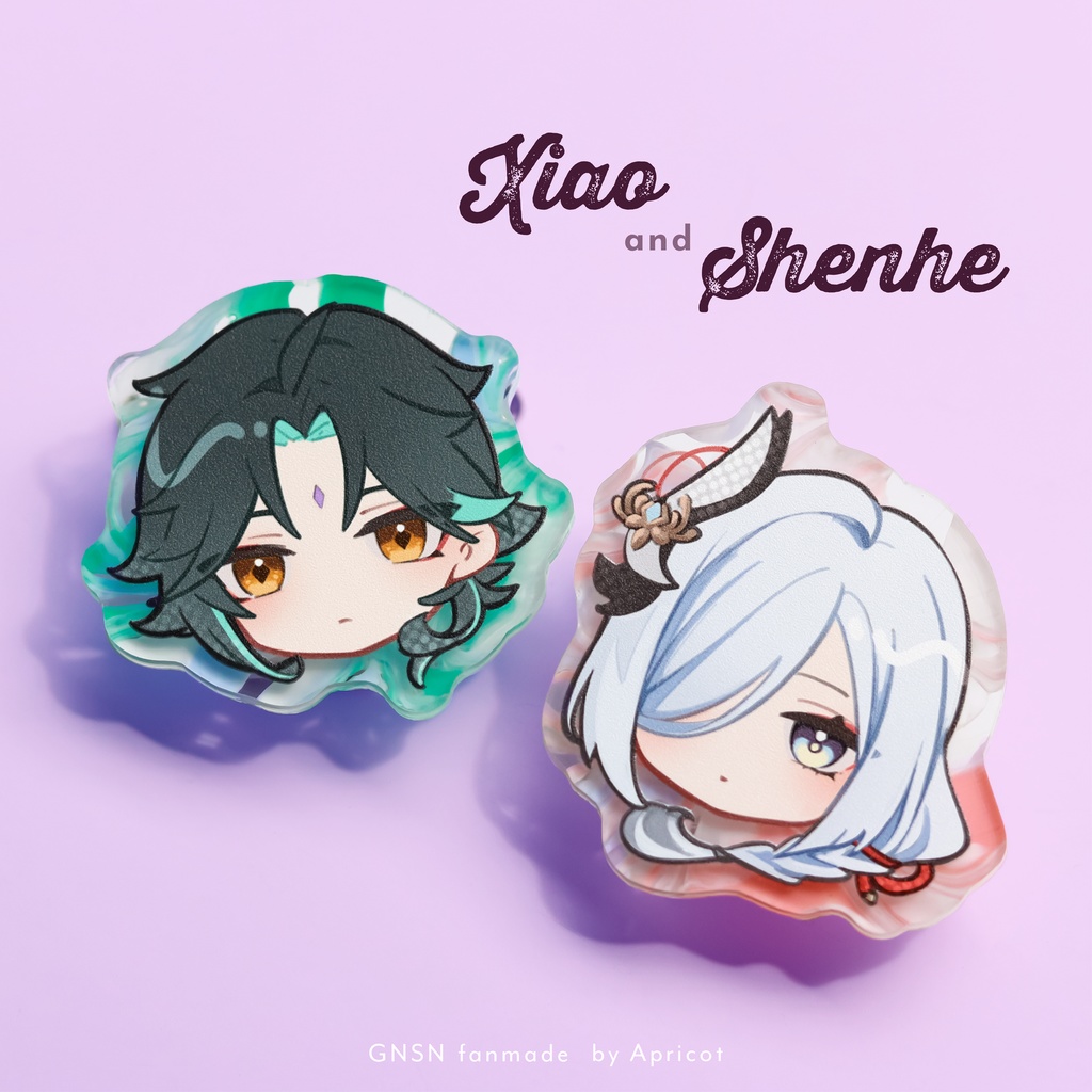 アクリルクリップバッジ