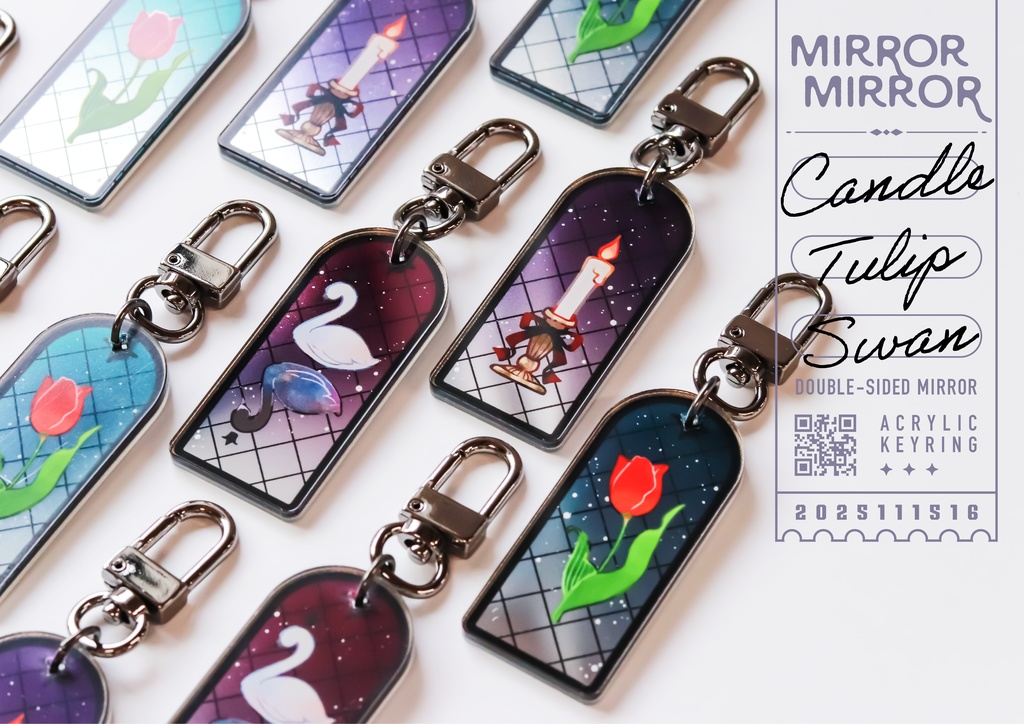 ミラーキーホルダー