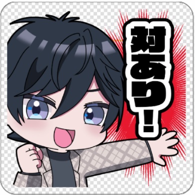 角型アクリルマグネット　対あり！【５cm×5cm】