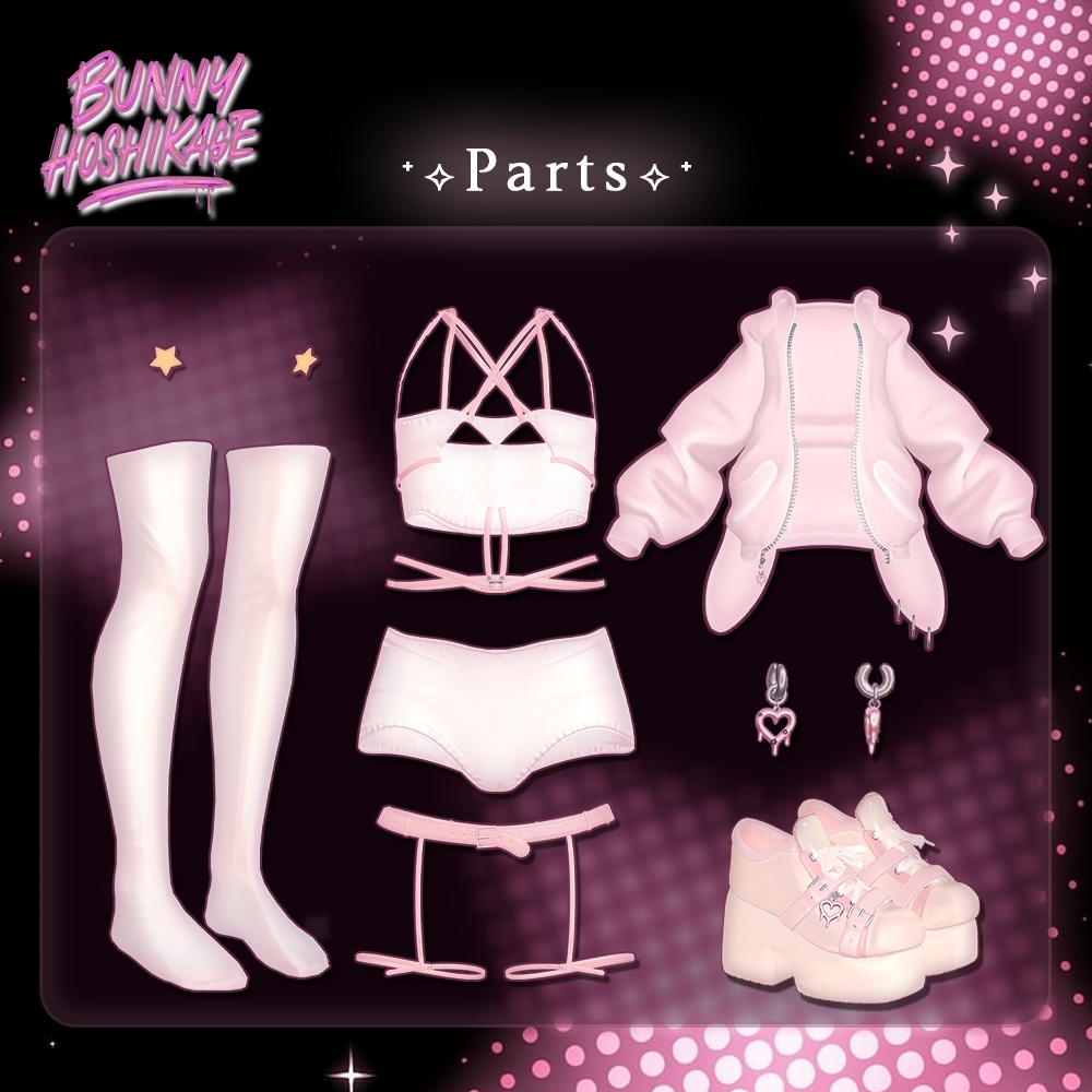 ⁺✧10アバター対応✧⁺バニーホシカゲ(Bunny Hoshikage)