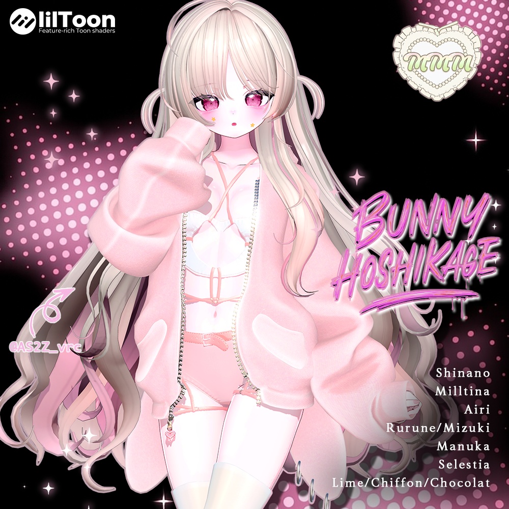 ⁺✧10アバター対応✧⁺バニーホシカゲ(Bunny Hoshikage)