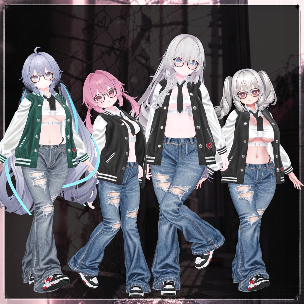 【50% Sale】 反抗少女 【19アバター対応】