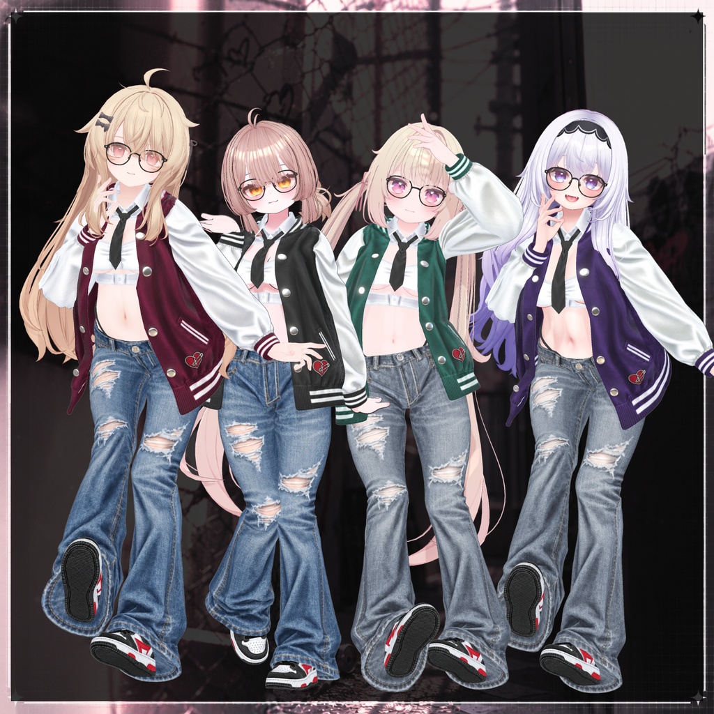 【50% Sale】 反抗少女 【19アバター対応】