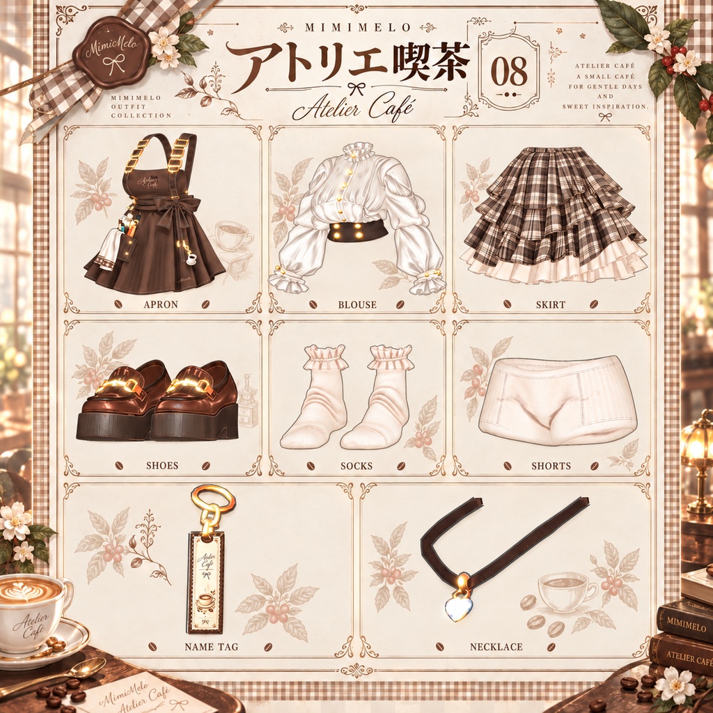 【50% Sale】 アトリエ喫茶 【20アバター対応】