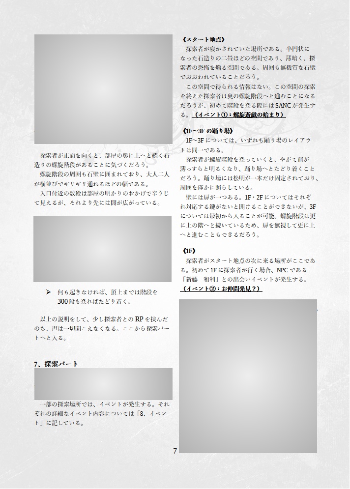 【CoC6th】螺旋遊戯