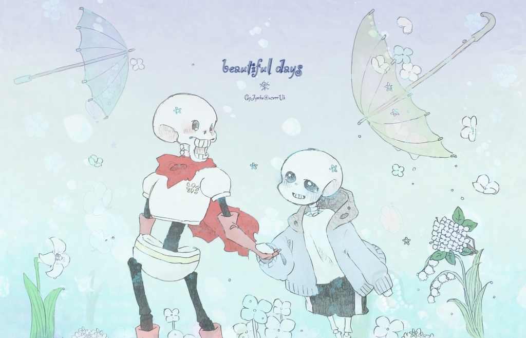 【beautiful days】パピサン漫画➕イラスト本
