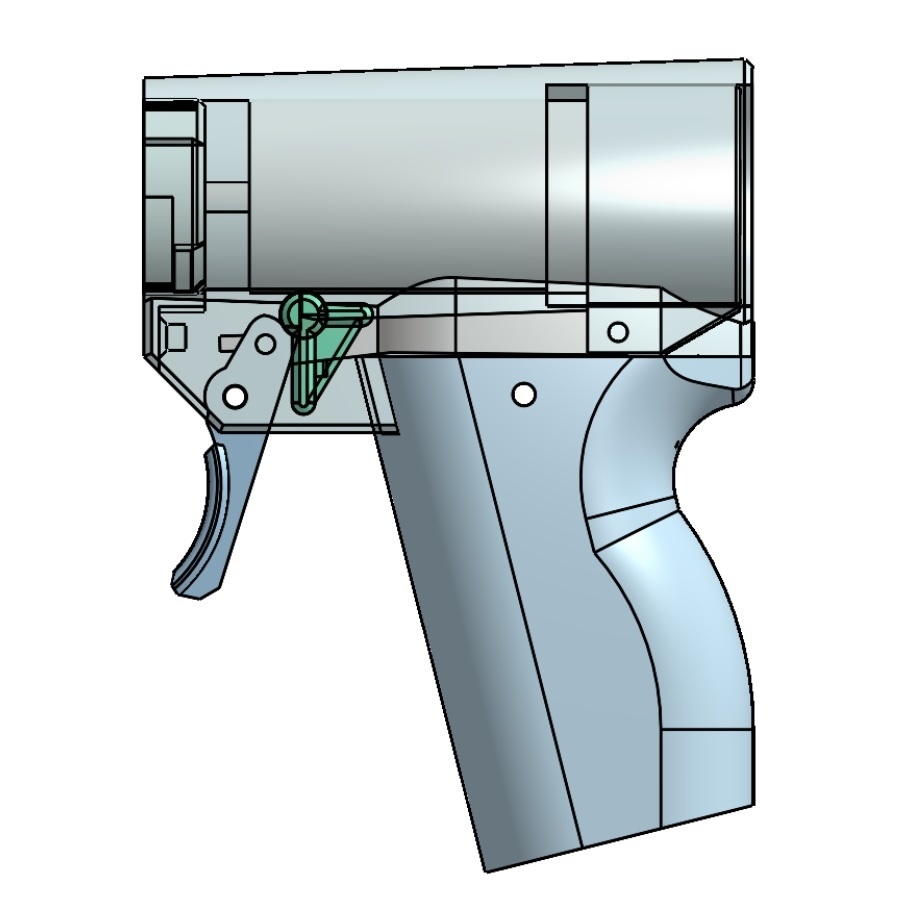 ピストル型催涙スプレー用アタッチメントver.2