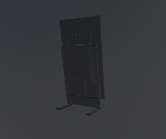 【VRChat想定】よくある電子看板/テレビ【無料】