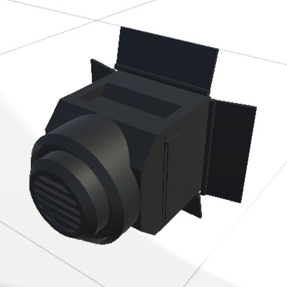 【VRChat想定】アバターライトとしても使えるLED投光器