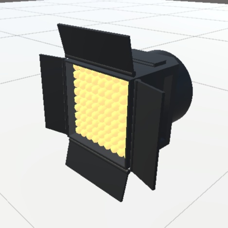 【VRChat想定】アバターライトとしても使えるLED投光器