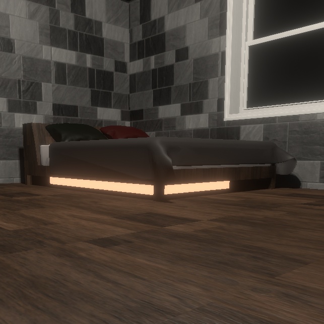 【VRChat想定】全部ばらせるベッド【無料】