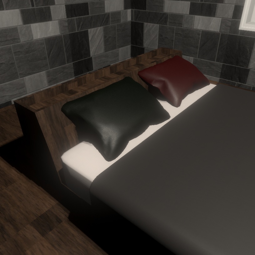 【VRChat想定】全部ばらせるベッド【無料】