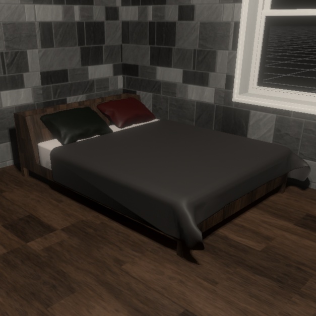 【VRChat想定】全部ばらせるベッド【無料】