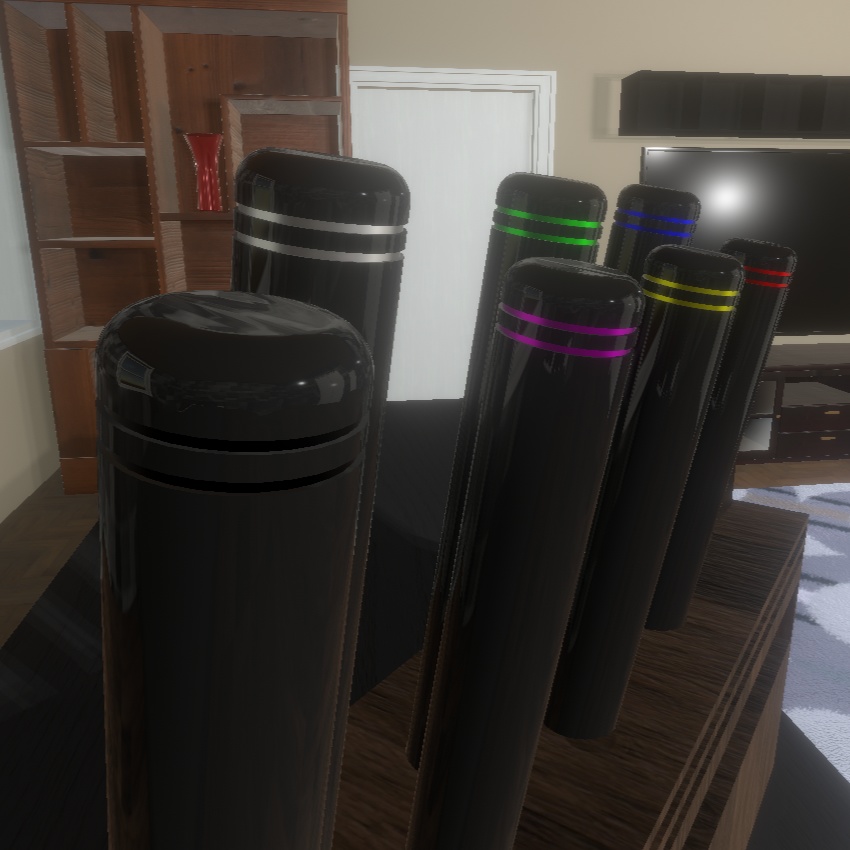 【VRChat想定】ペンと消しゴムと台