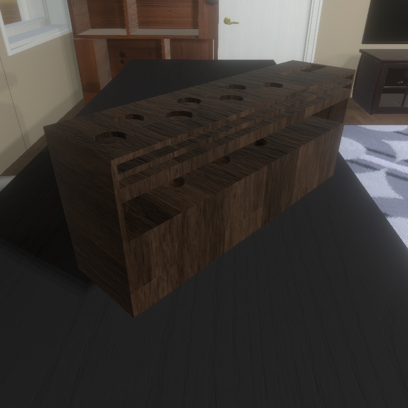 【VRChat想定】ペンと消しゴムと台