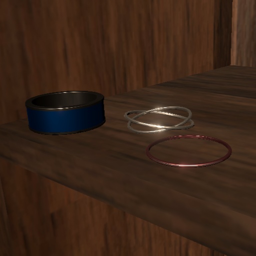 【VRChat想定】よくある指輪３点【無料】