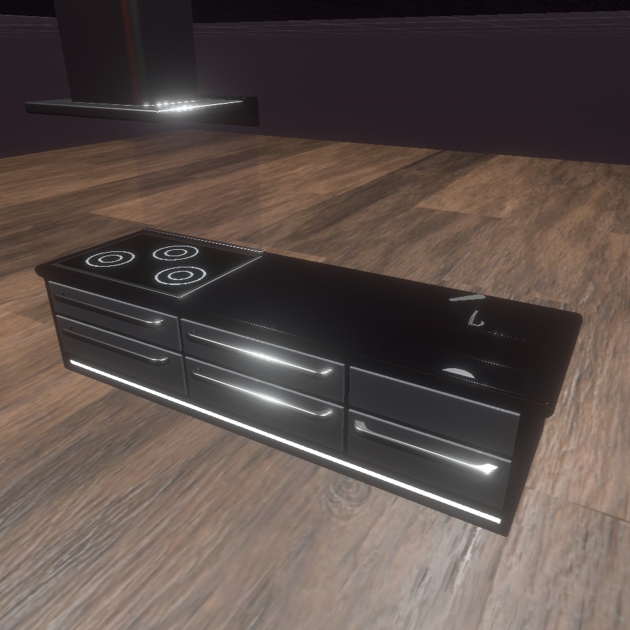 【VRChat想定】キッチン