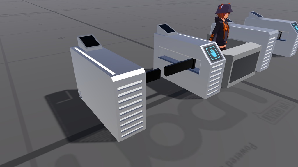 【VRC想定】イベントワールドに!ゲートギミック【UDON】