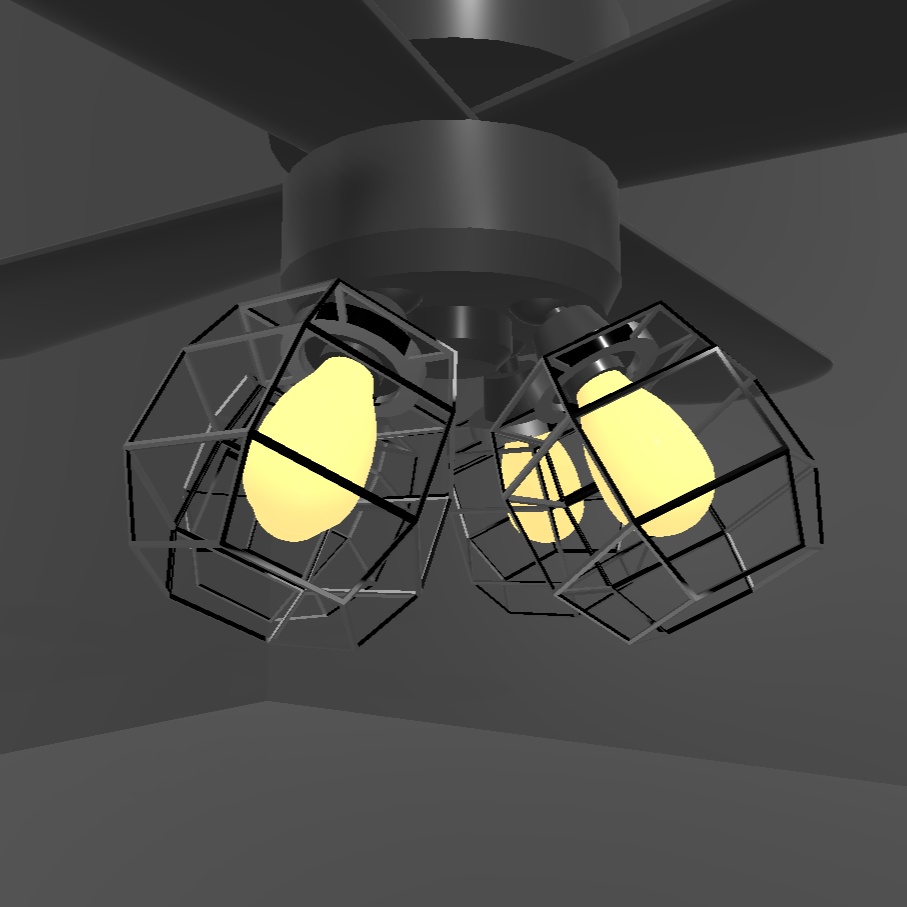 VRC想定】回る!シーリングファン