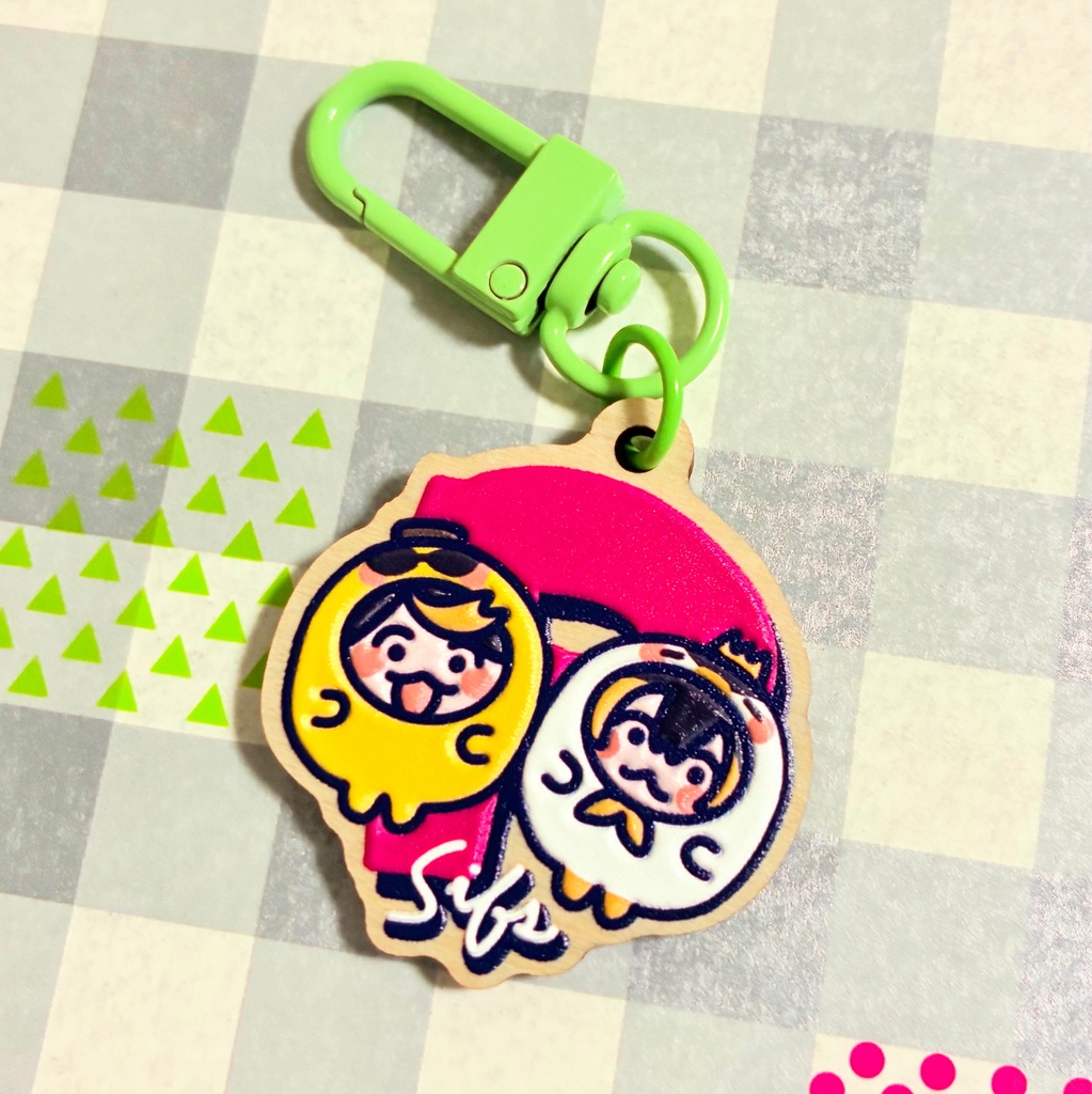【非公式】木製キーホルダー（再販）