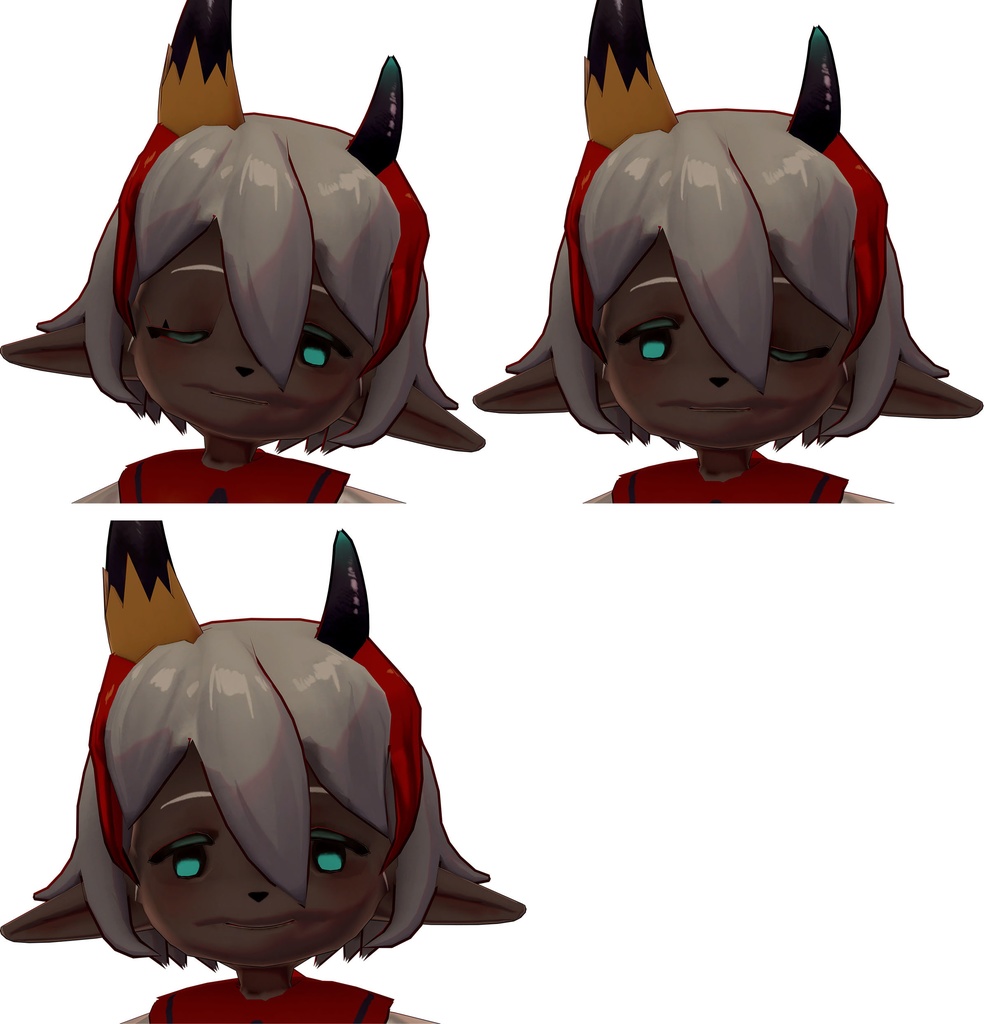 【3Dキャラクターモデル】【無料】あくまの子