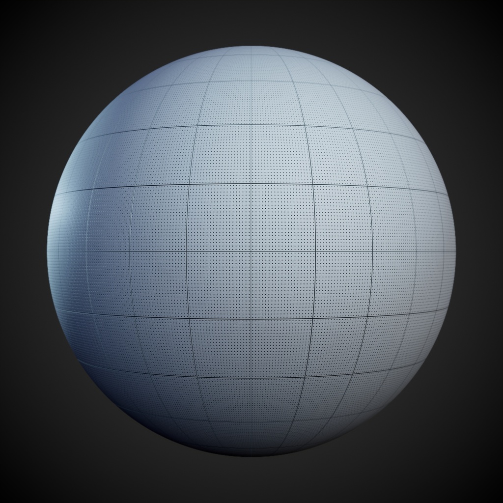 【3Dモデル/シームレステクスチャ】音楽室の壁:有孔ボード