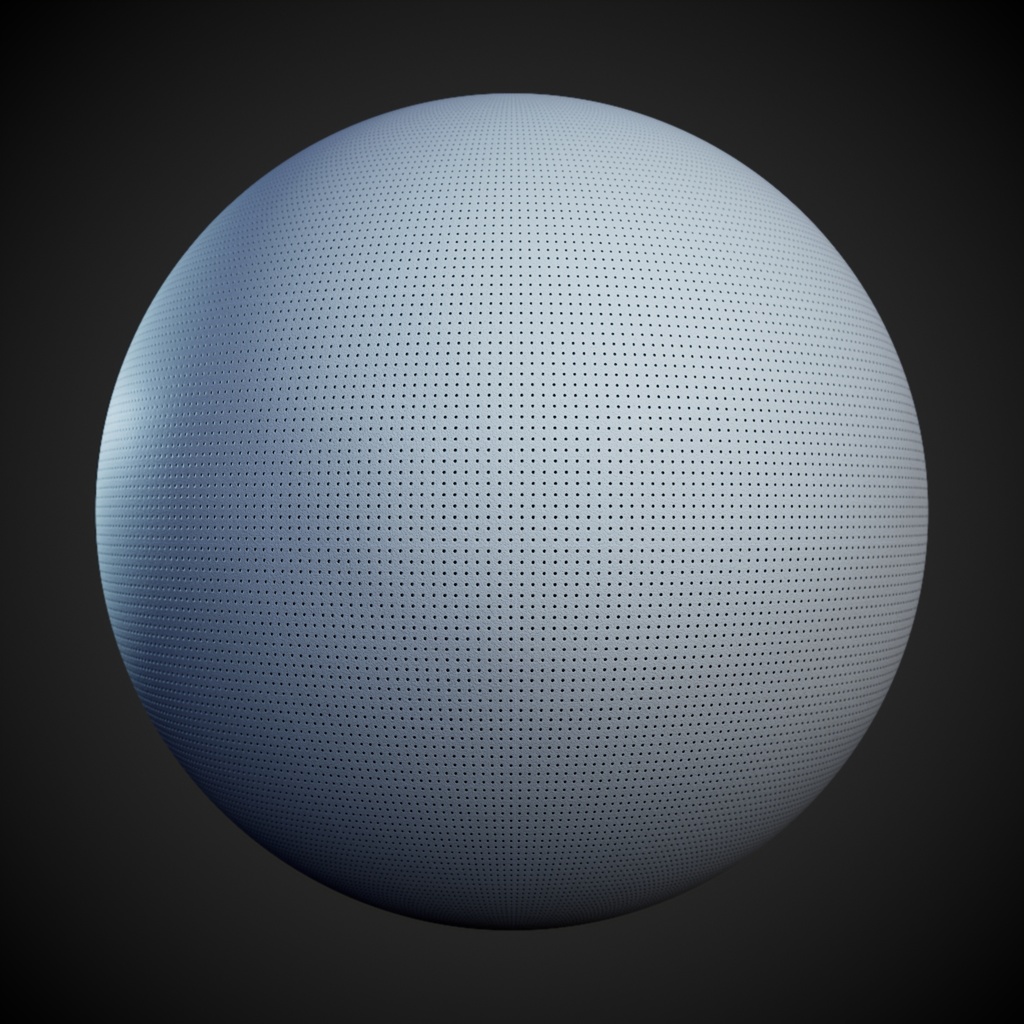 【3Dモデル/シームレステクスチャ】音楽室の壁:有孔ボード