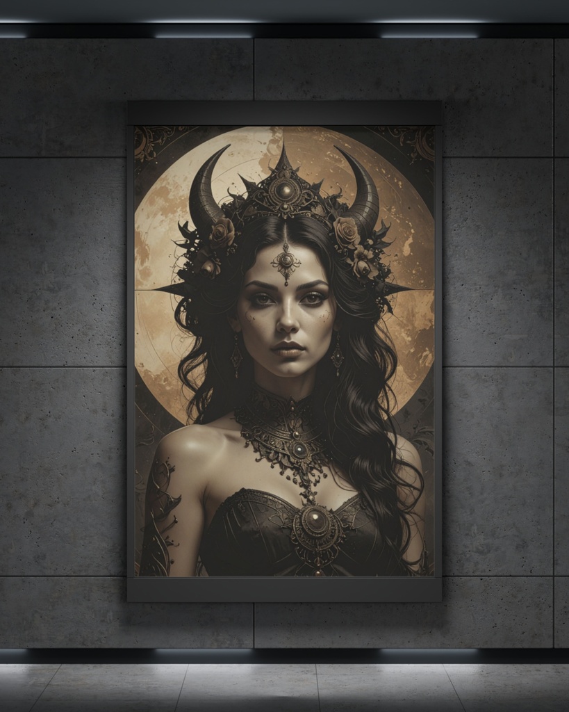 「月蝕の女帝」 /【Printable Art】Eclipse Empress
