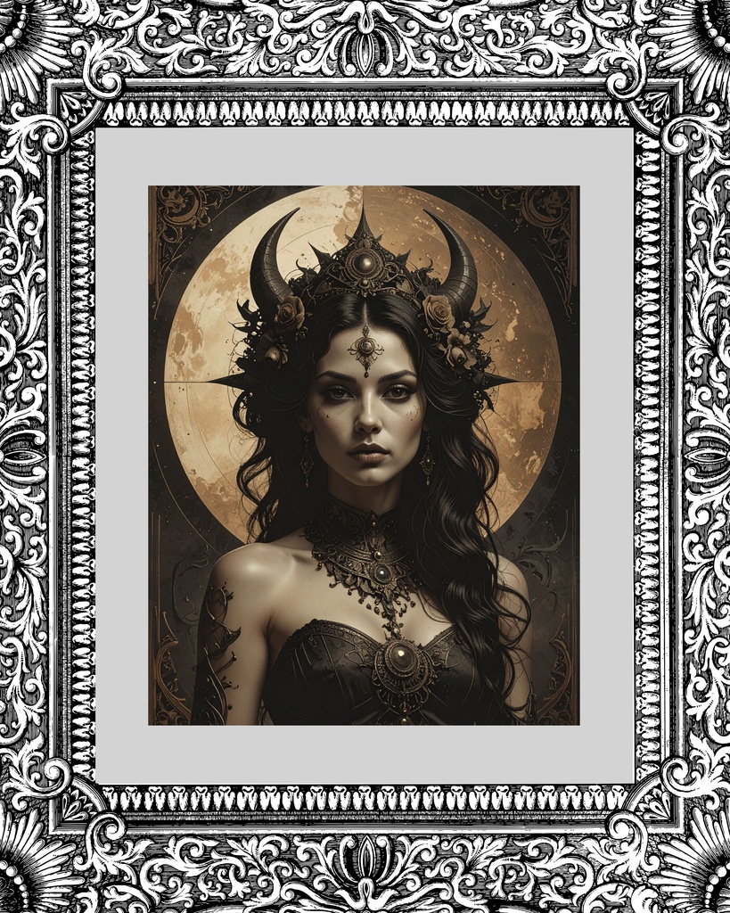「月蝕の女帝」 /【Printable Art】Eclipse Empress