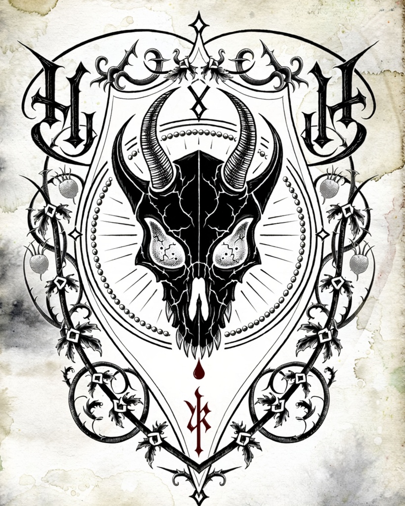 「異端の紋章」/【Printable Art】Crest of Heresy