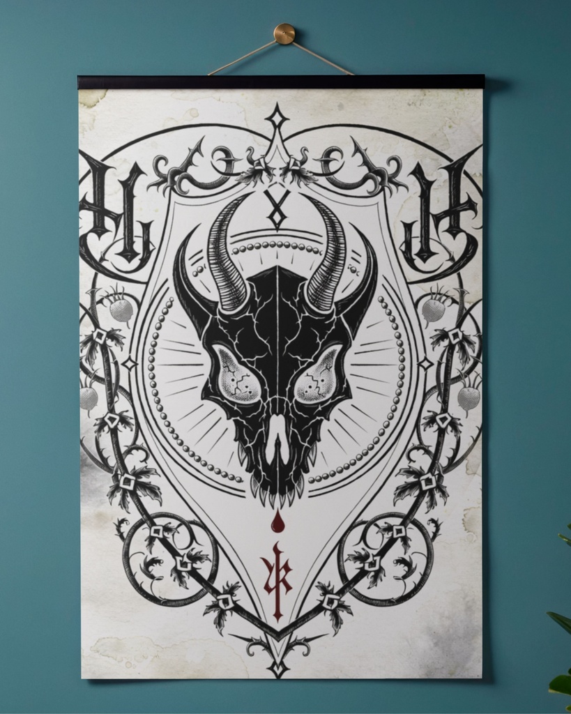 「異端の紋章」/【Printable Art】Crest of Heresy