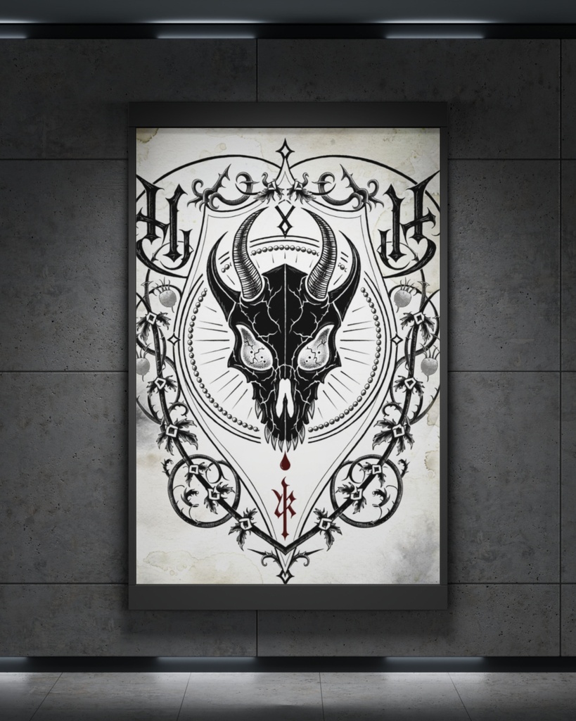 「異端の紋章」/【Printable Art】Crest of Heresy