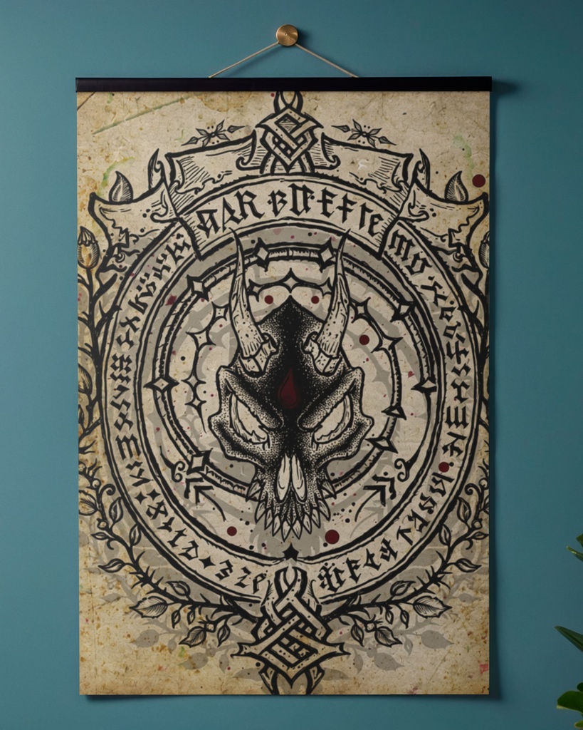 「ゴシック秘教の紋章」/【Printable Art】Emblem of Gothic Esotericism