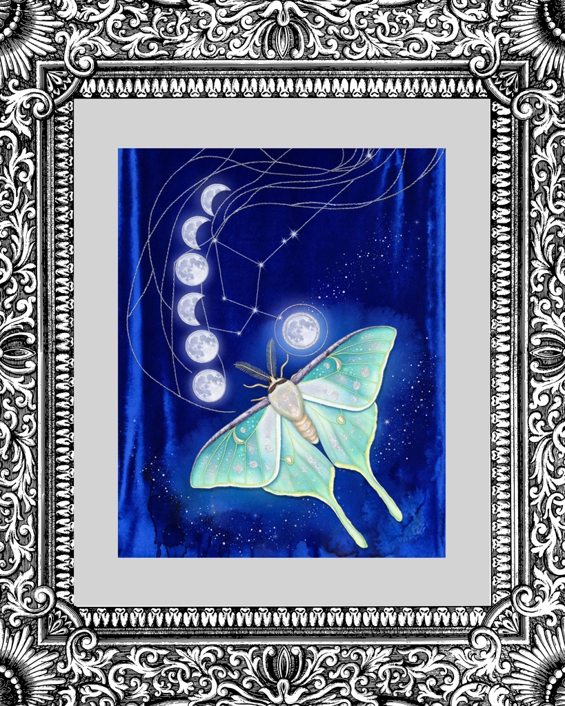 「月光の紡ぎ詩」/【Printable Art】A Poem of Moonlight