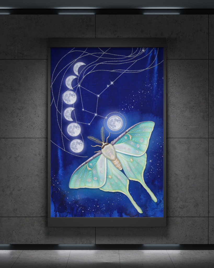 「月光の紡ぎ詩」/【Printable Art】A Poem of Moonlight