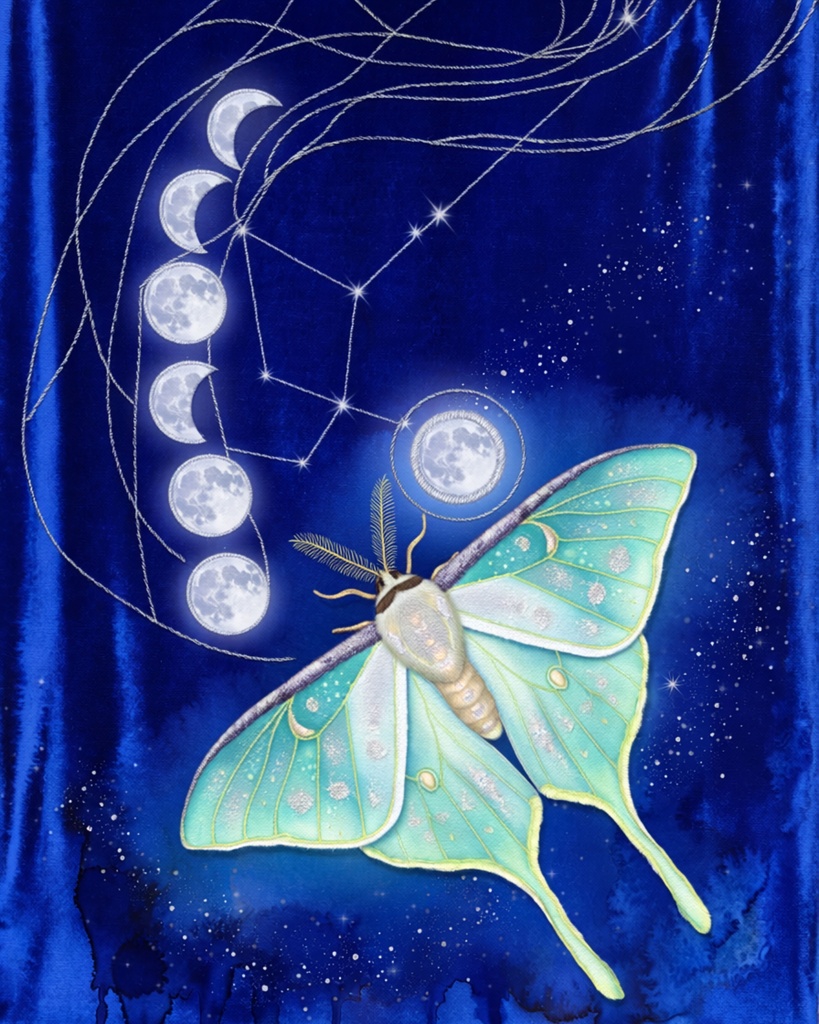 「月光の紡ぎ詩」/【Printable Art】A Poem of Moonlight