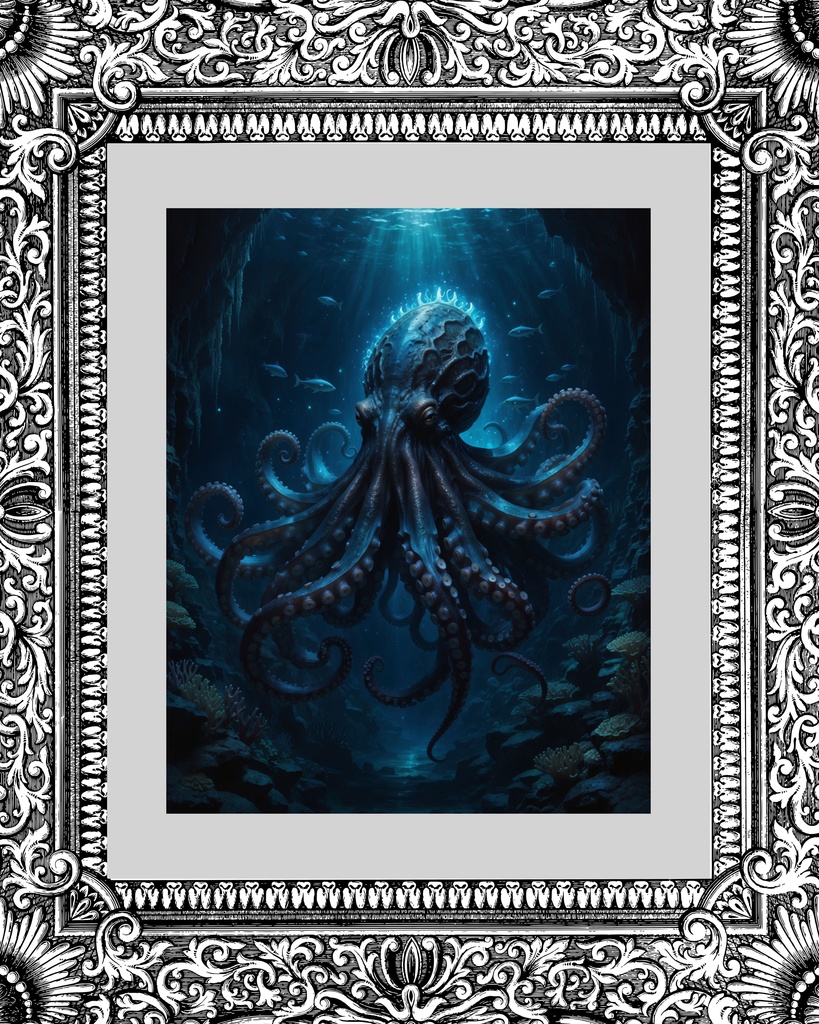 「深海の支配者クラーケン」/【Printable Art】Kraken, Ruler of the Deep Sea
