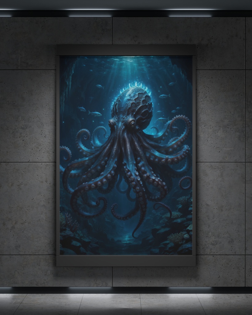 「深海の支配者クラーケン」/【Printable Art】Kraken, Ruler of the Deep Sea