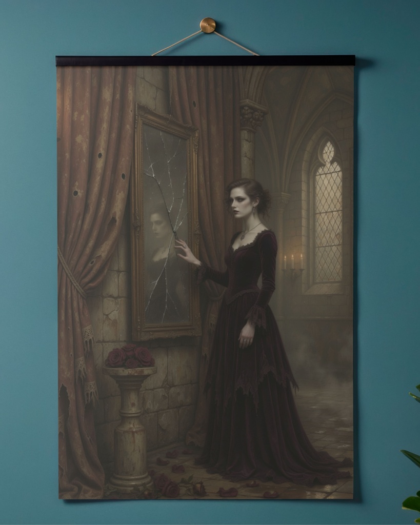 「破鏡の貴婦人」/【Printable Art】The Lady of the Shattered Mirror