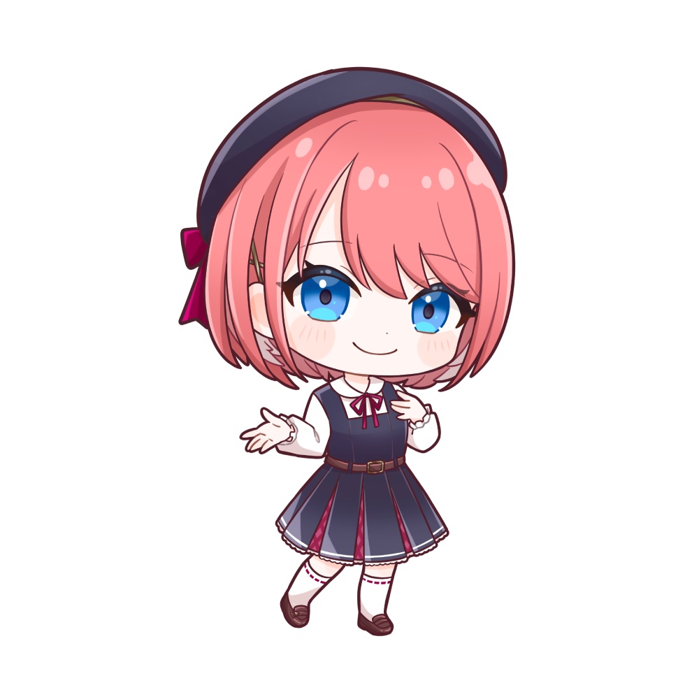 【ホロクル9th】holoX アクリルキーホルダー(制服ミニキャラ)【非公式】