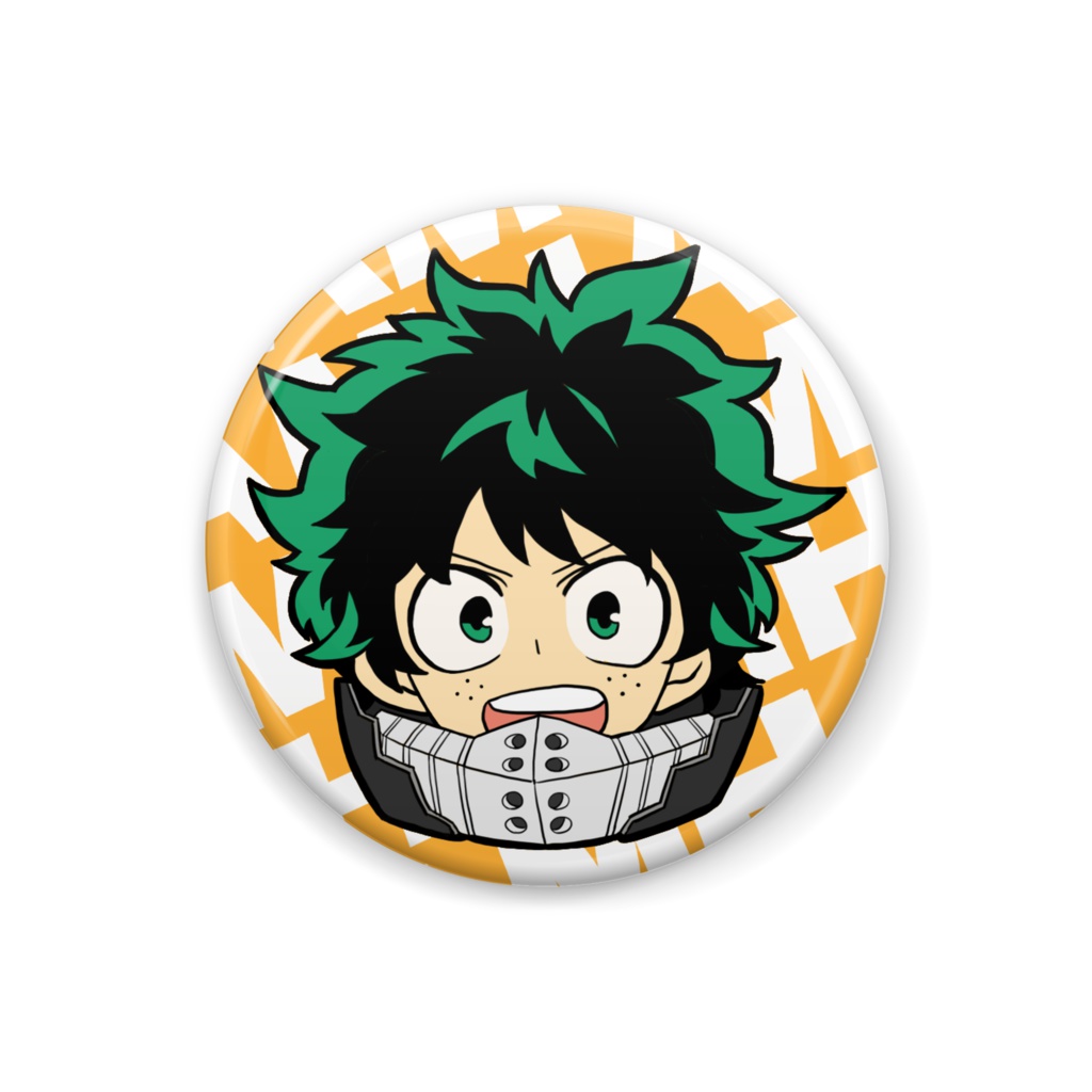 緑谷出久缶バッチ